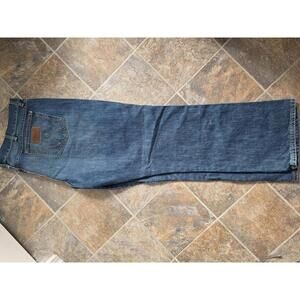 Wrangler Men's Blue Denim Jeans 42x32